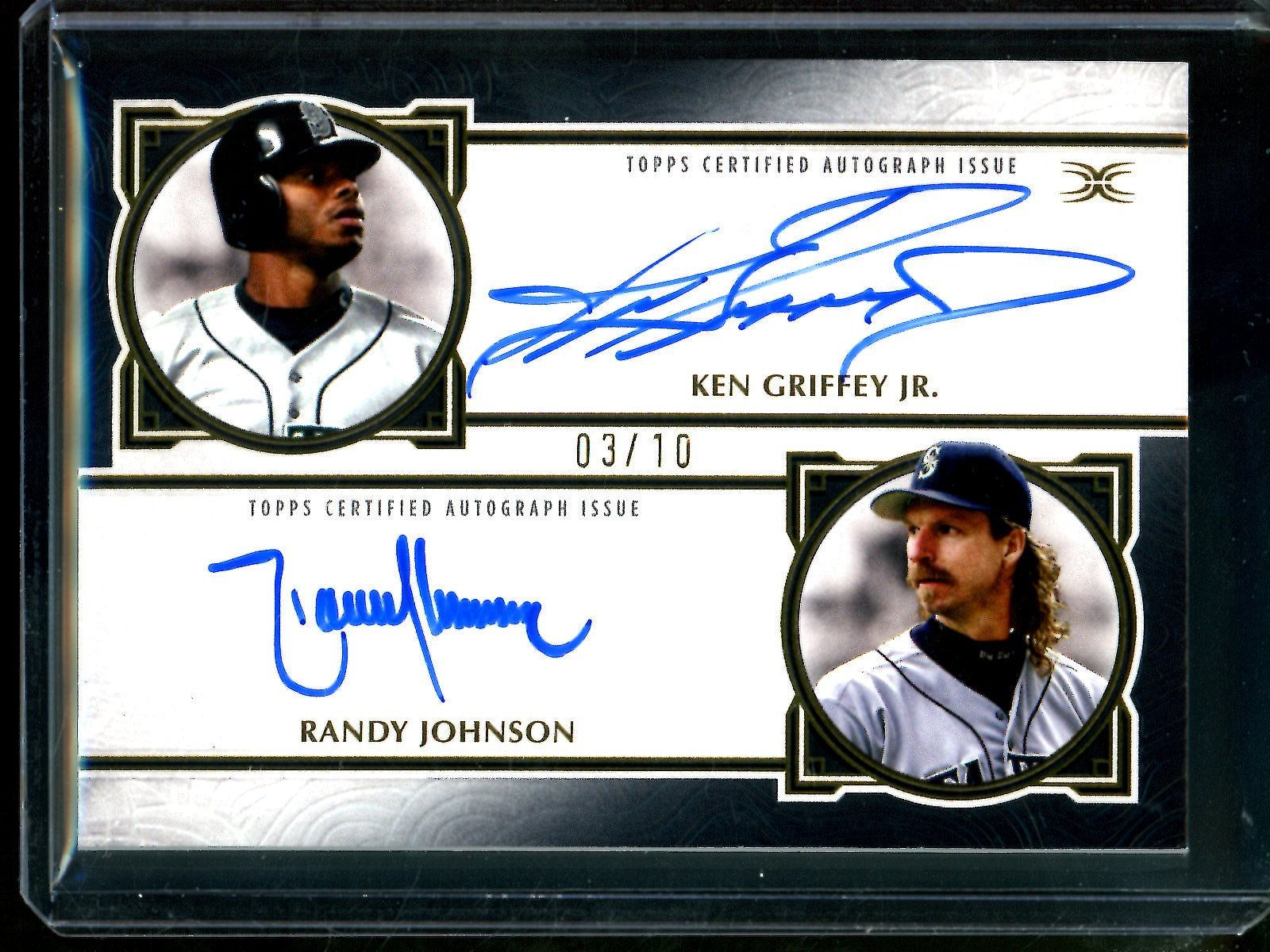 2025 Topps Definitive Ken Griffey Jr / Randy Johnson Dual Autograph /10 Black DAC - GJ Mariners - Trading Card Market