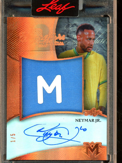 2026 Leaf Magnificence Neymar Jr. / Ronaldo Nazario Dual Patch Autograph /5 S2 - 7 - Trading Card Market