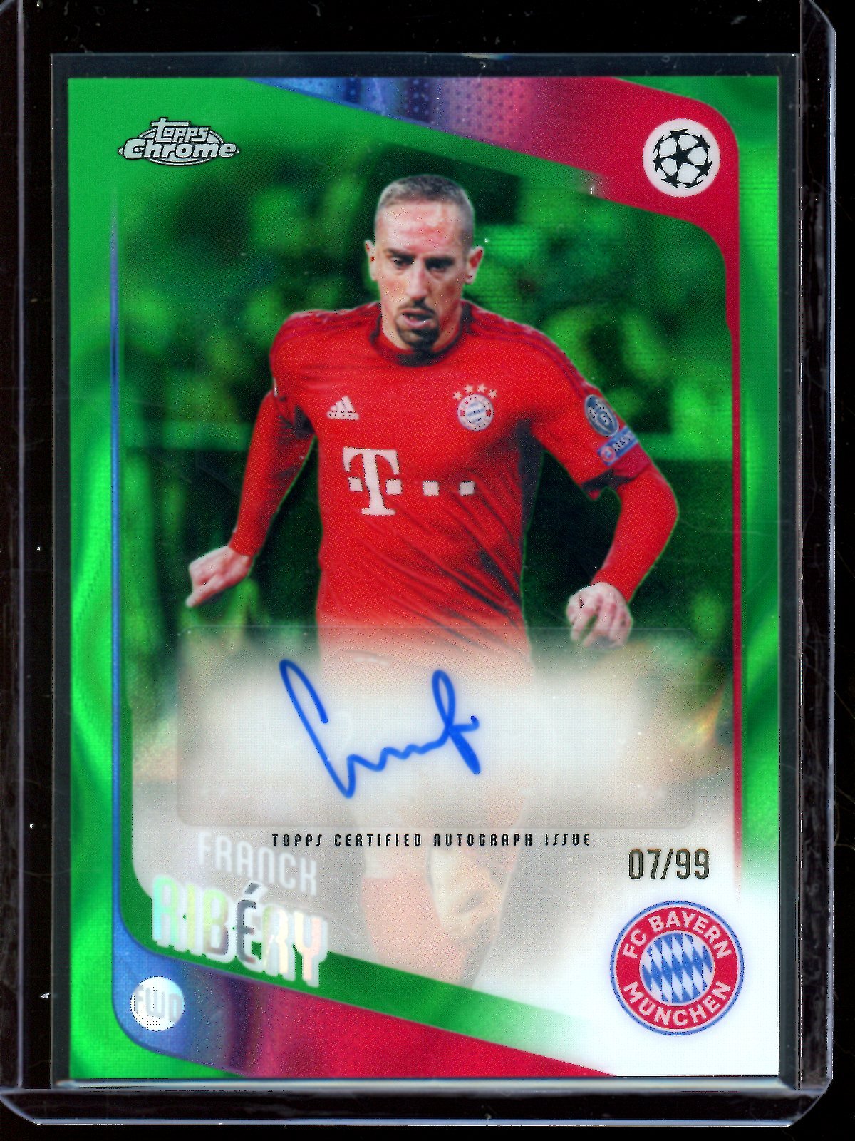 2026 Topps Chrome Franck Ribery Green Lava Refractor Autograph /99 FC Bayern - Trading Card Market