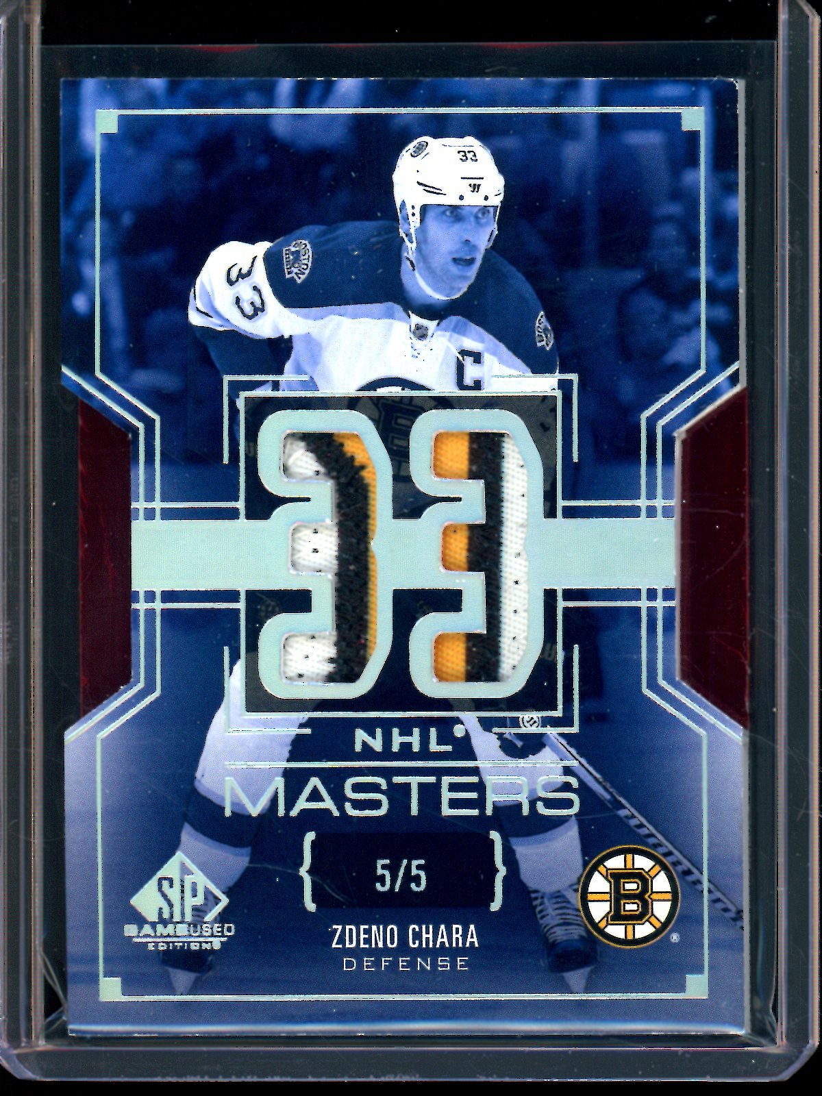 2026 Upper Deck SP Game Used Zdeno Chara NHL Masters Dual Relic /5 "33" Boston Bruins - Trading Card Market