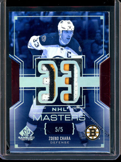 2026 Upper Deck SP Game Used Zdeno Chara NHL Masters Dual Relic /5 "33" Boston Bruins - Trading Card Market