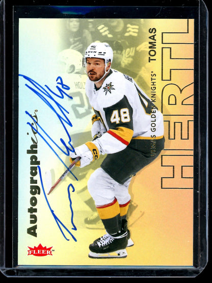 2026 Upper Deck Fleer Tomas Hertl Autographics A - TH Golden Knights - Trading Card Market