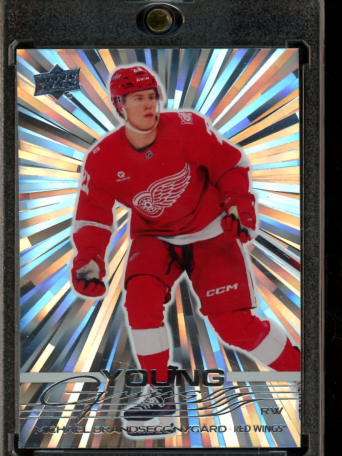 2025 Upper Deck Series 2 Michael Brandseggnygard Young Gun Outburst Rookie Detroit Redwings - Trading Card Market