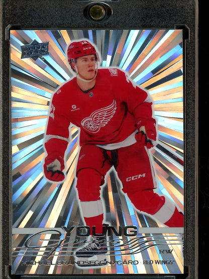2025 Upper Deck Series 2 Michael Brandseggnygard Young Gun Outburst Rookie Detroit Redwings - Trading Card Market