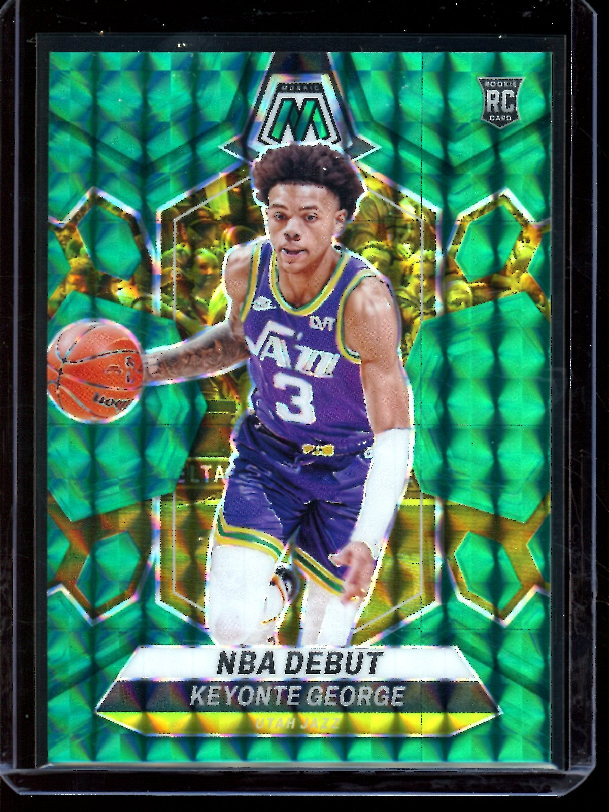 2024 Panini Mosaic Keyonte George Rookie Green /75 Jazz - Trading Card Market