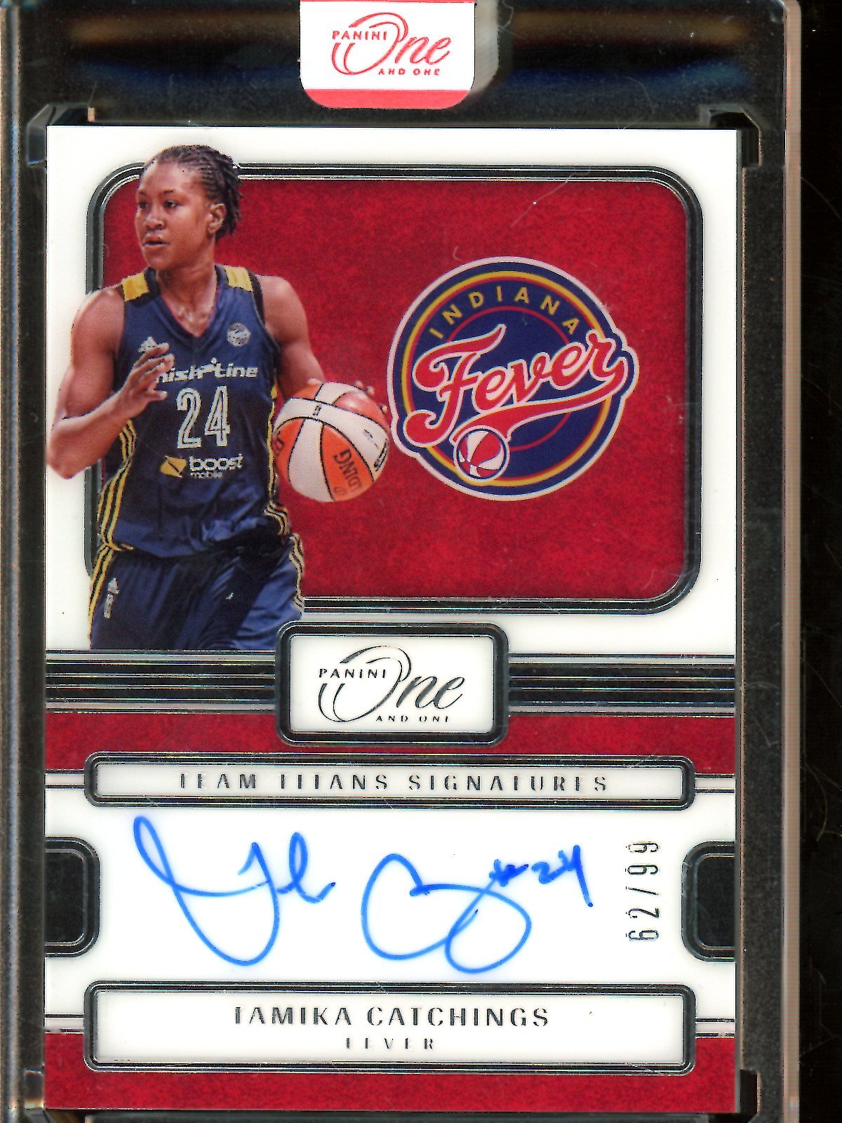 2025 Panini One and One Tamika Catchings Team Titans Signatures /99 Encased Fever - Trading Card Market