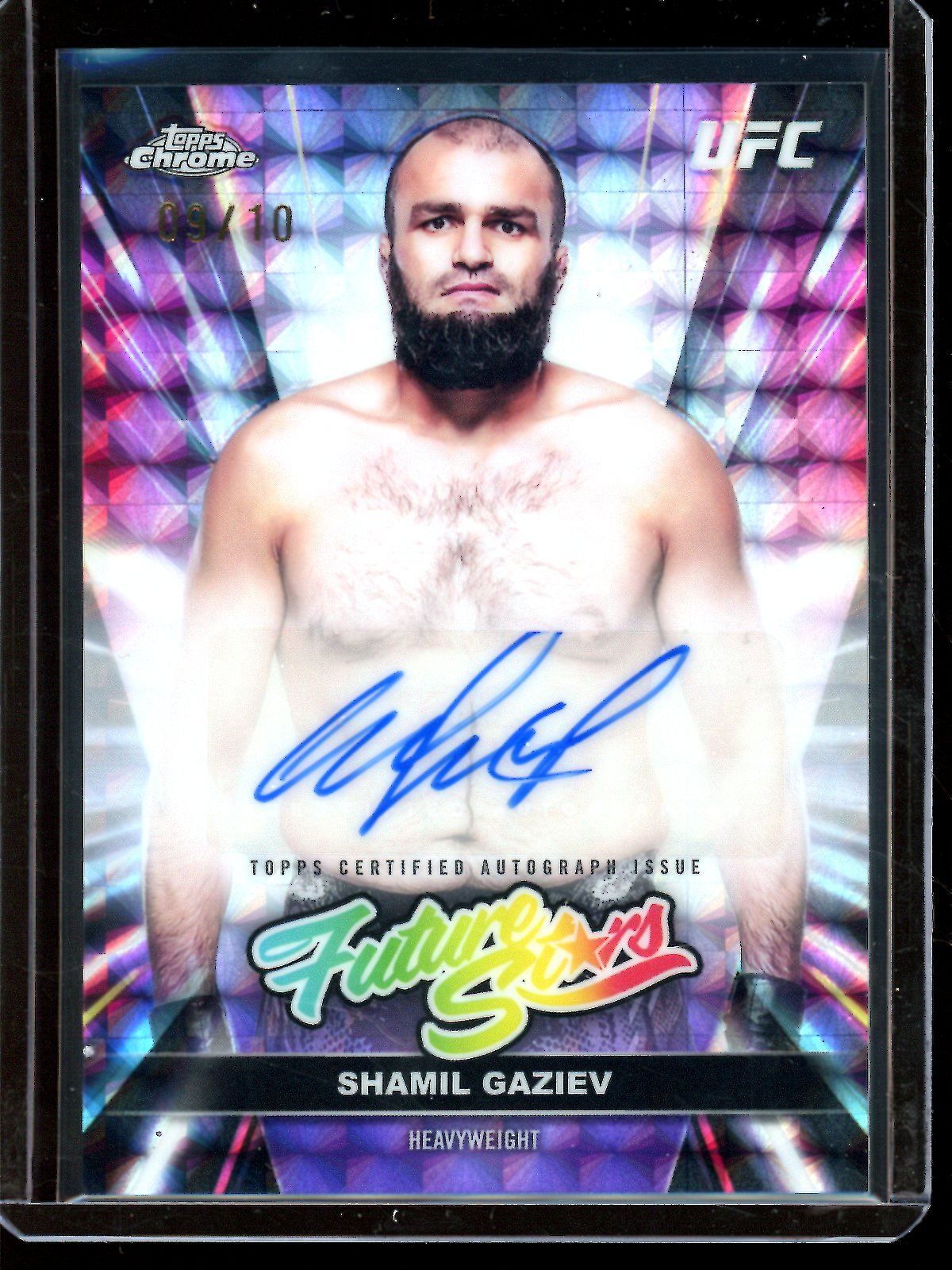 2026 Topps Chrome Future Stars Shamil Gaziev Black Geometric Autograph /10 - Trading Card Market