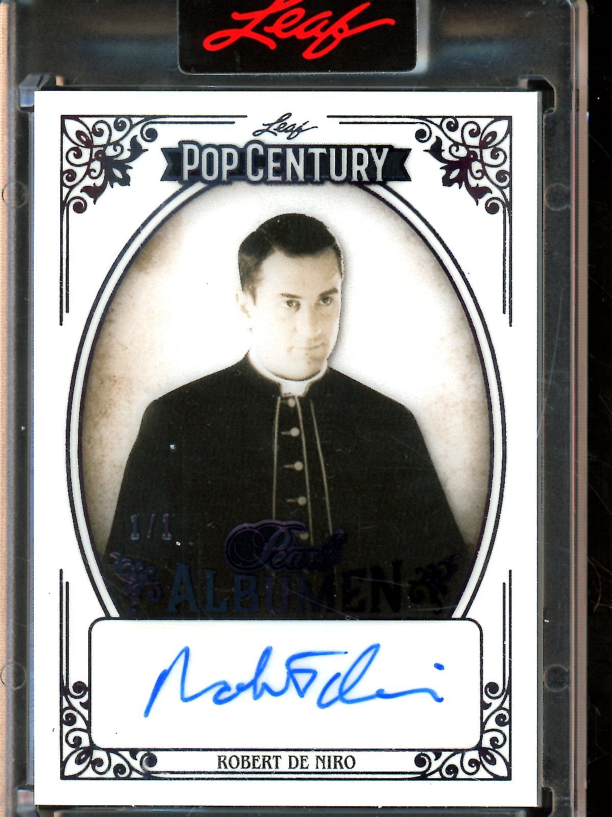 2026 Leaf Pop Century Robert De Niro Albumen Pearl Autograph Encased PA - RD1 - Trading Card Market