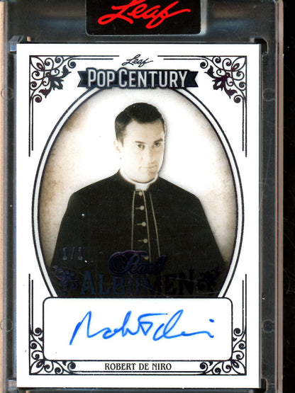 2026 Leaf Pop Century Robert De Niro Albumen Pearl Autograph Encased PA - RD1 - Trading Card Market
