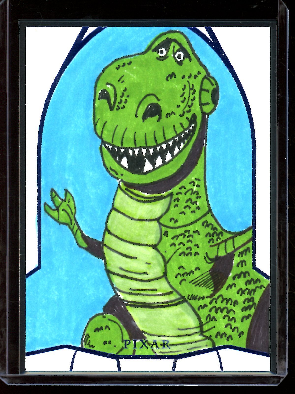 2025 Topps 30 Years of Toy Story Dinosour 1/1 Sketch Card John Pleak - Trading Card Market