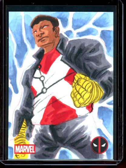 2025 Topps Deadpool Original Sketch Card Jason Sabol 1/1 - Trading Card Market