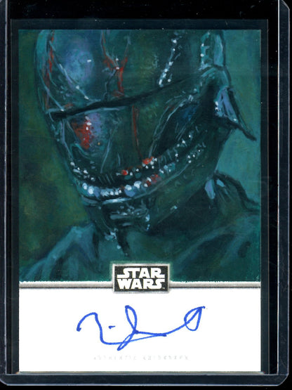 2026 Topps Star Wars Saga " The Stranger " 1/1 Sketchagraph Manny Jacinto / Steve Alce - Trading Card Market
