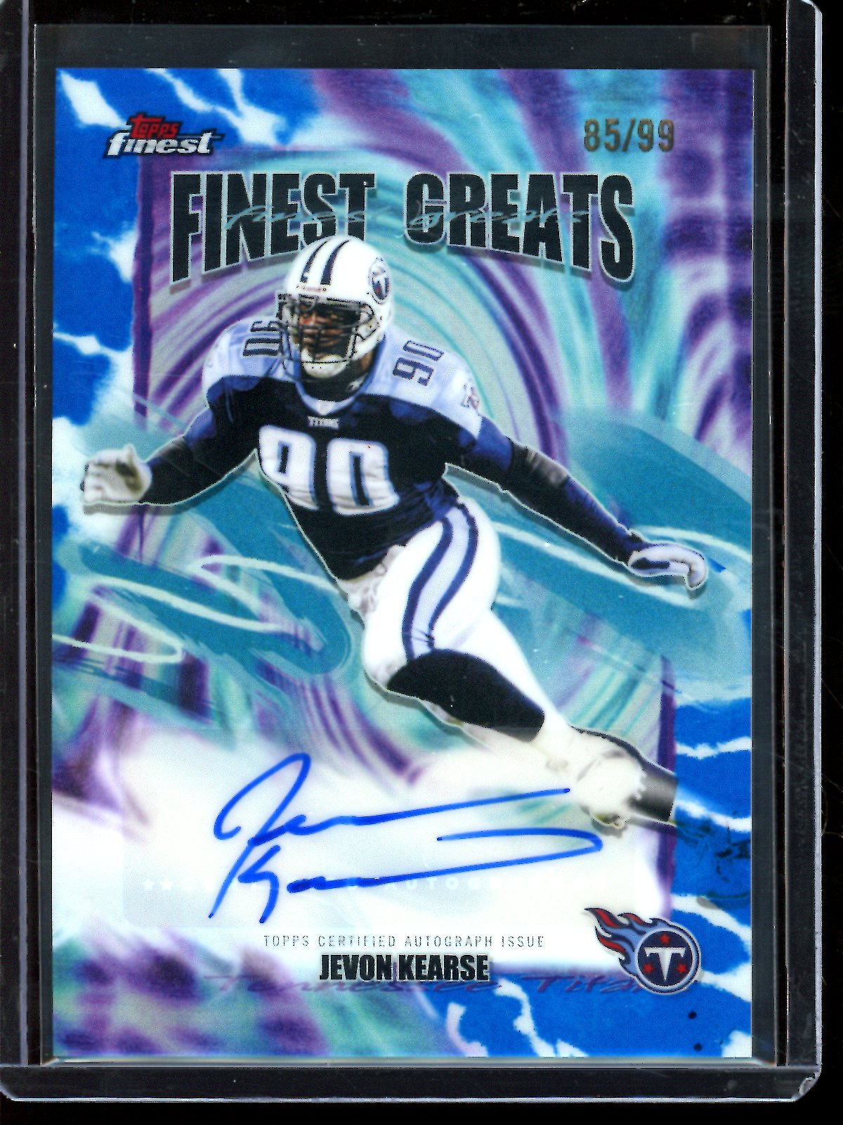 2025 Topps Finest Jevon Kearse Finest Greats Autograph /99 Titans - Trading Card Market