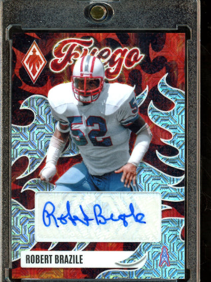 2025 Panini Phoenix Robert Brazile Fuego Autograph /15 Oilers - Trading Card Market