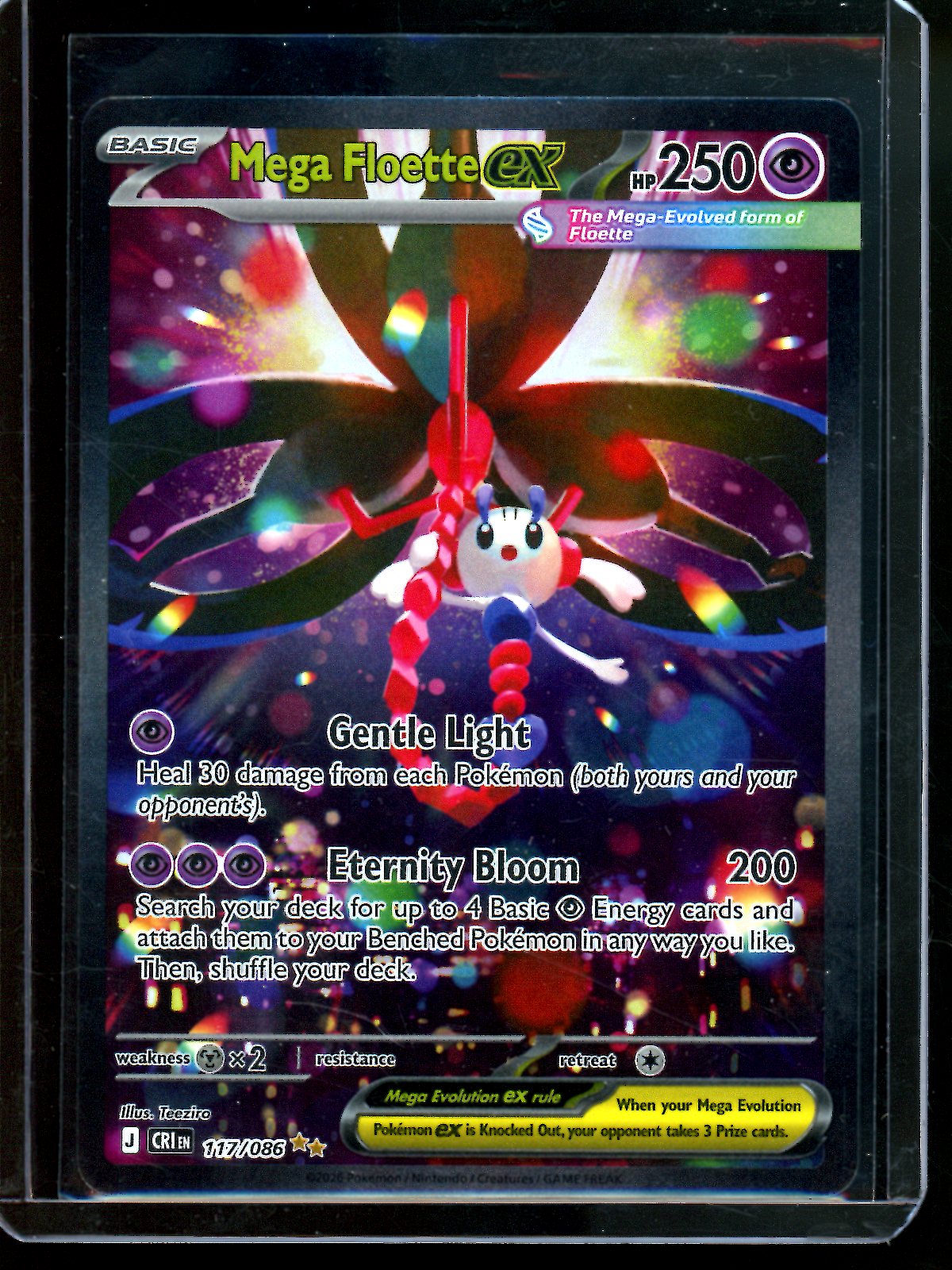 2026 Pokemon Chaos Rising Mega Floette EX 117/086