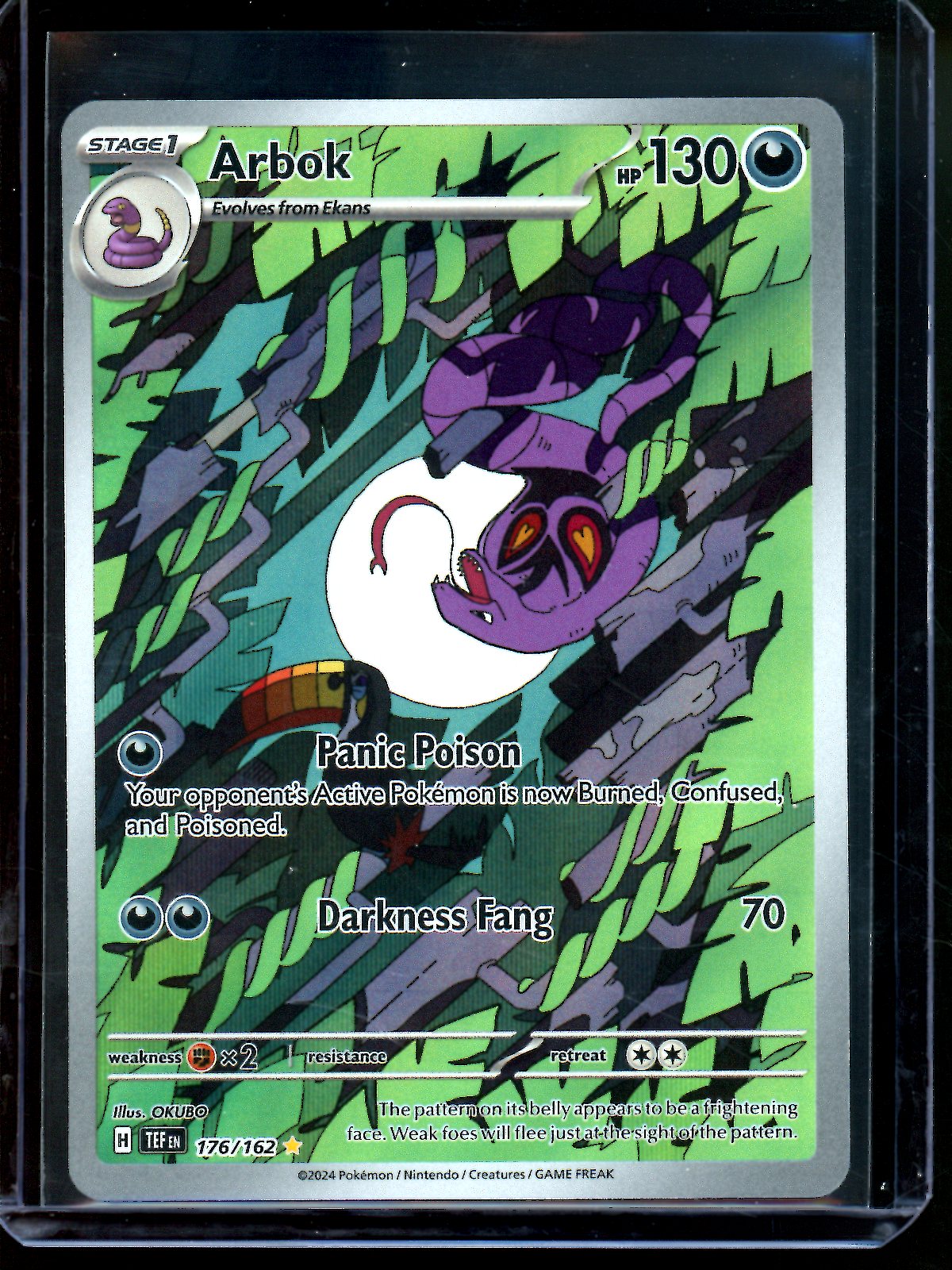 2024 Pokemon Temporal Forces Arbok 176/162