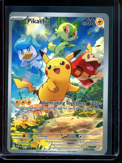 2023 Pokemon Promo Pikachu 027 Promo