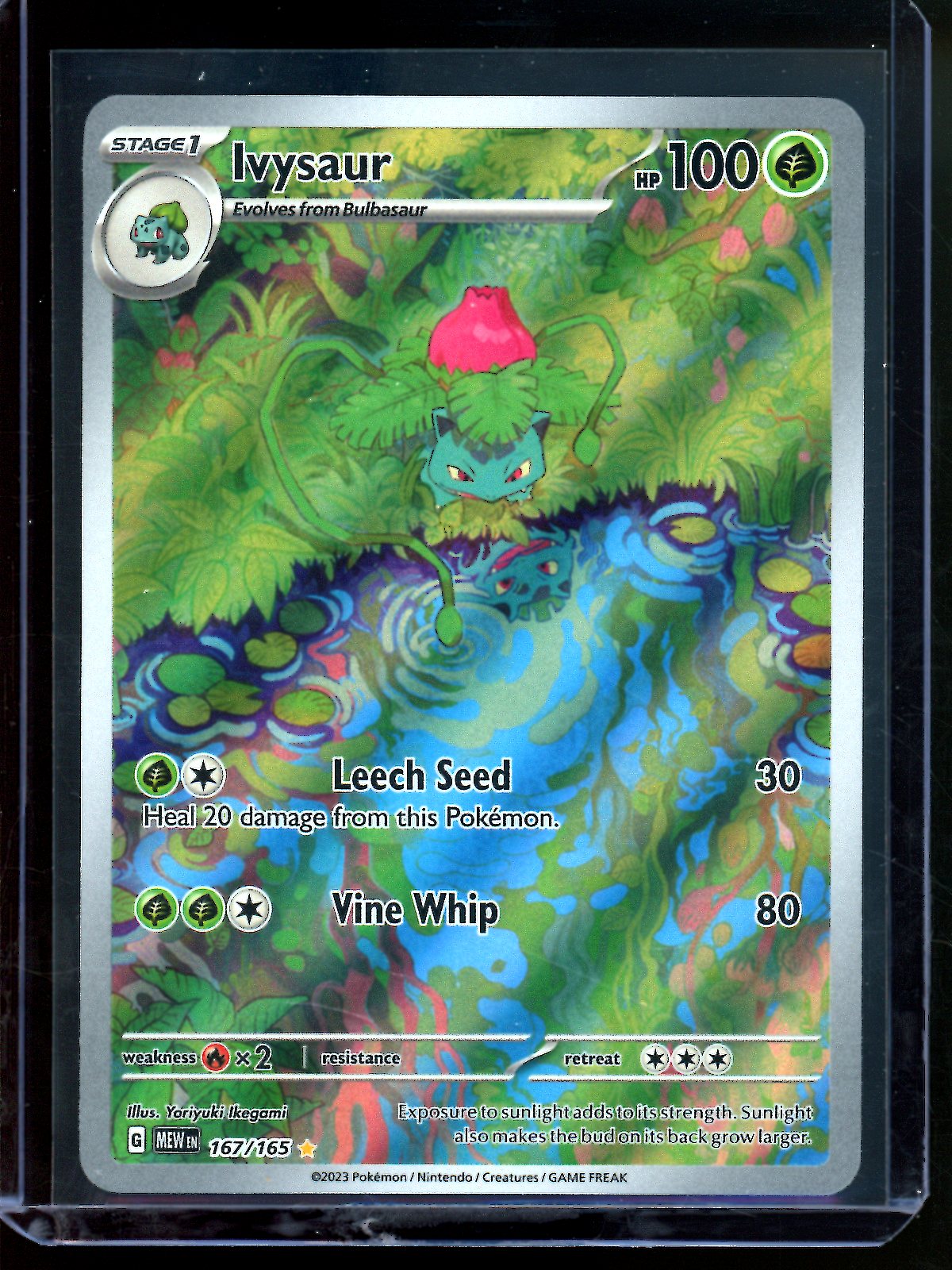 2023 Pokemon 151 Ivysaur 167/165