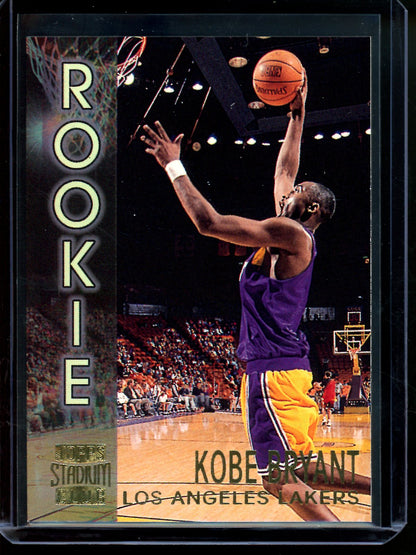 1997 Topps Stadium Club Kobe Bryant Rookies 2 Foil Lakers