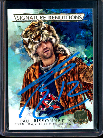 2022 Upper Deck The Cup Paul Bissonnette Signature Renditions Autograph Arizona