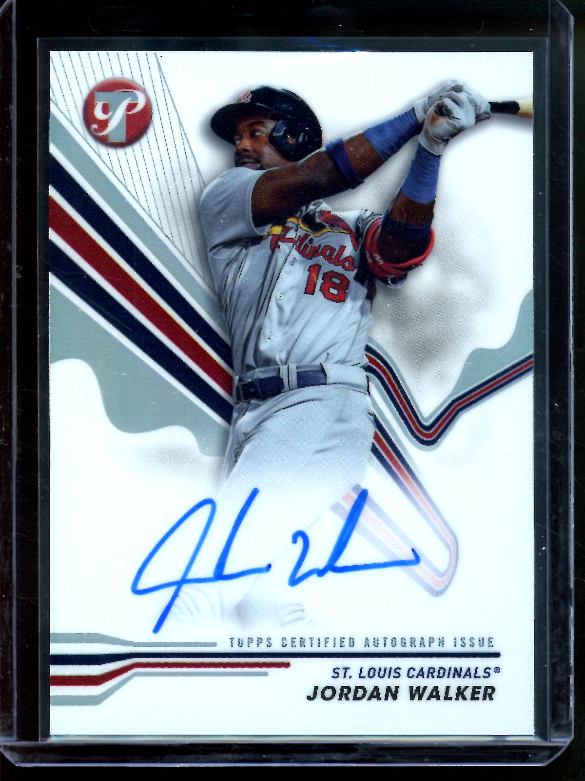 2024 Topps Pristine Jordan Walker Refractor Autograph Cardinals