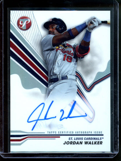 2024 Topps Pristine Jordan Walker Refractor Autograph Cardinals