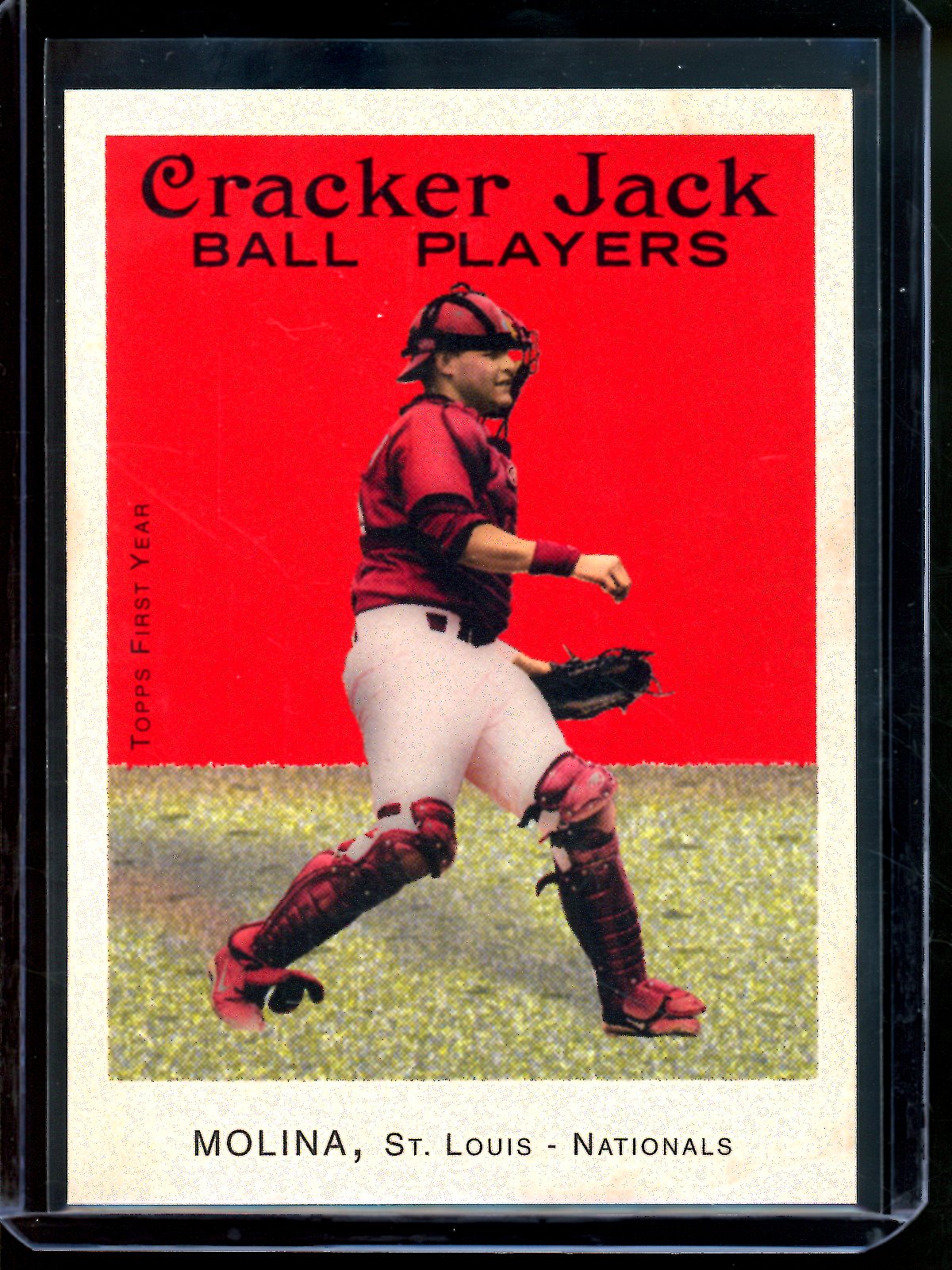 2004 Topps Cracker Jack Yadier Molina Rookie Card Cardinals 