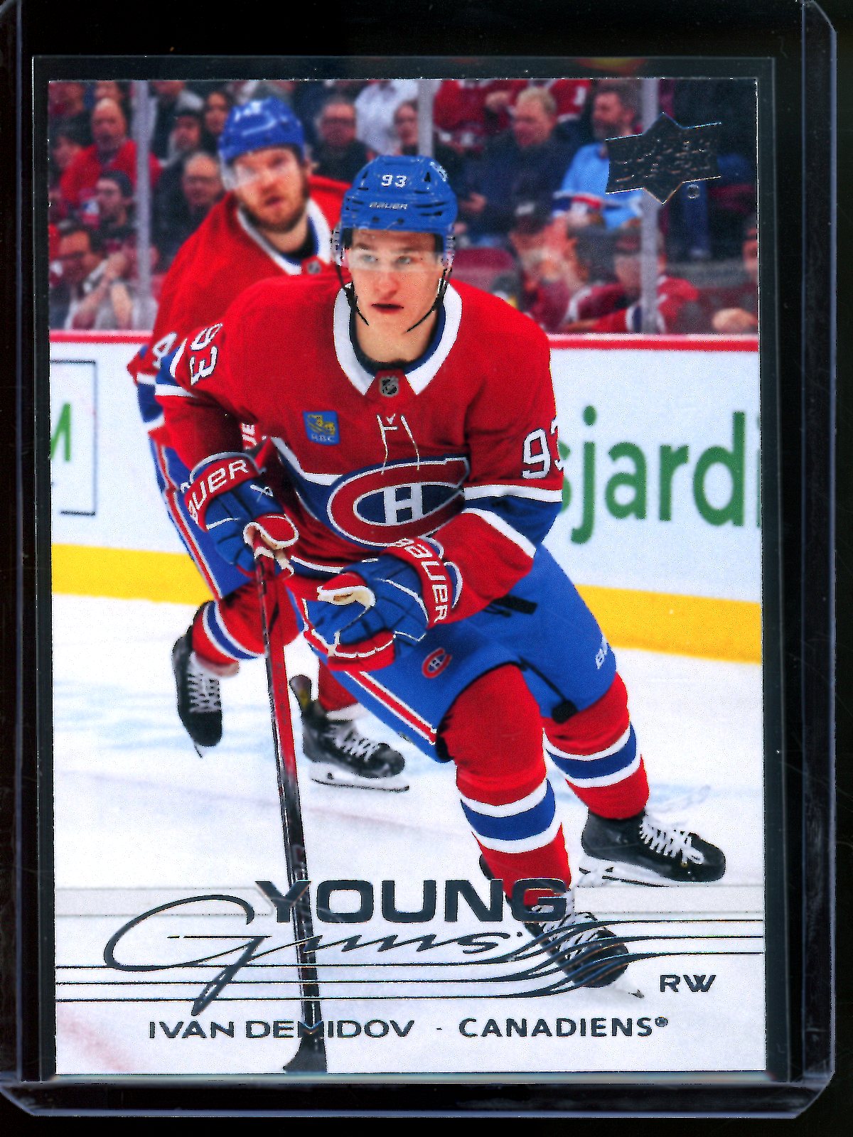 2025 Upper Deck Series 1 Ivan Demidov Young Guns Rookie #205 Canadiens