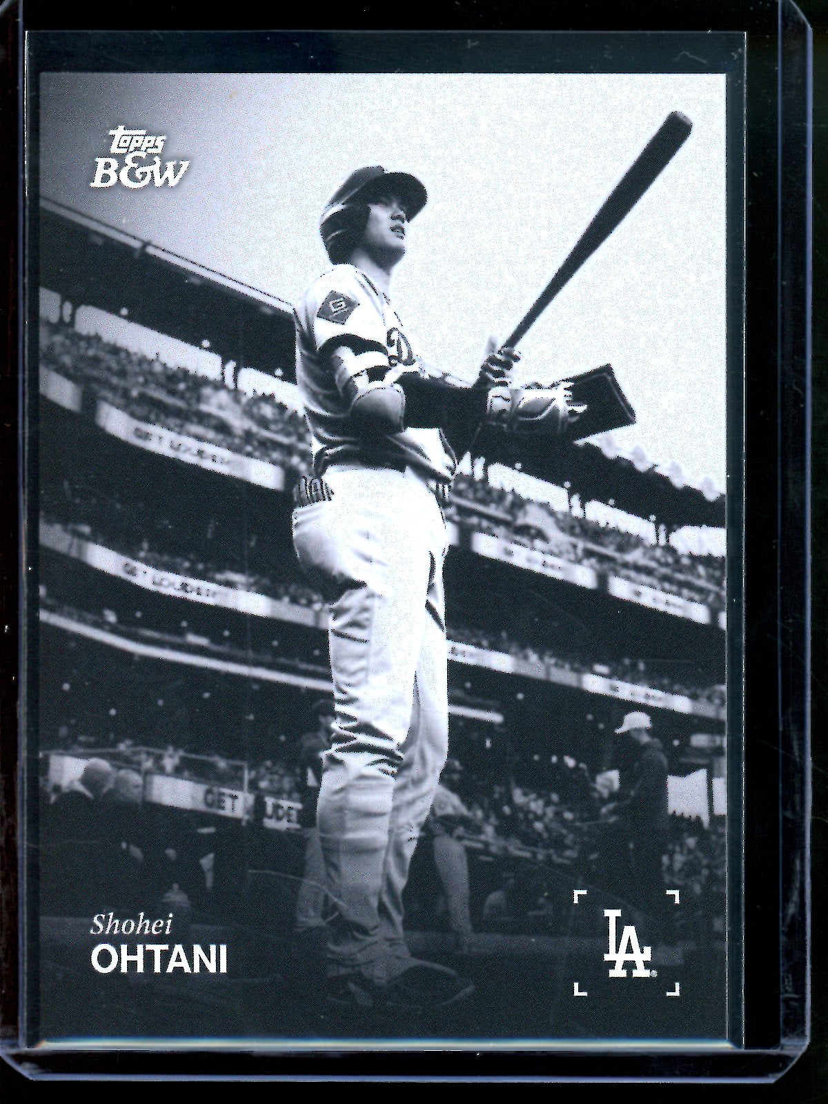 2025 Topps Black and White Shohei Ohtani Image Variation SP #1-SP Dodgers