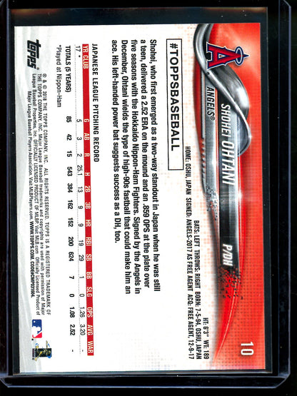 2018 Topps New Era Shohei Ohtani Rookie Card SP #10 Angels / Dodgers
