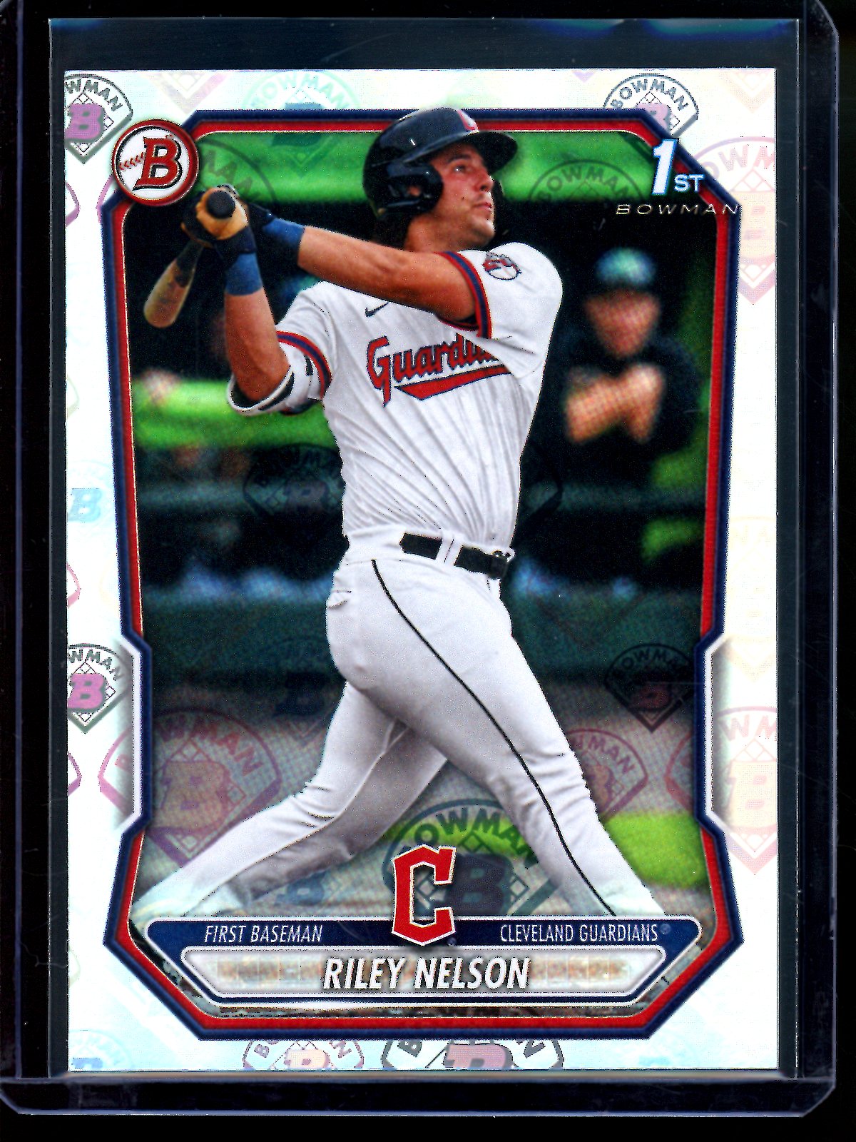 2026 Bowman Riley Nelson Bowman Refractor Foil 1st SP Guardians 