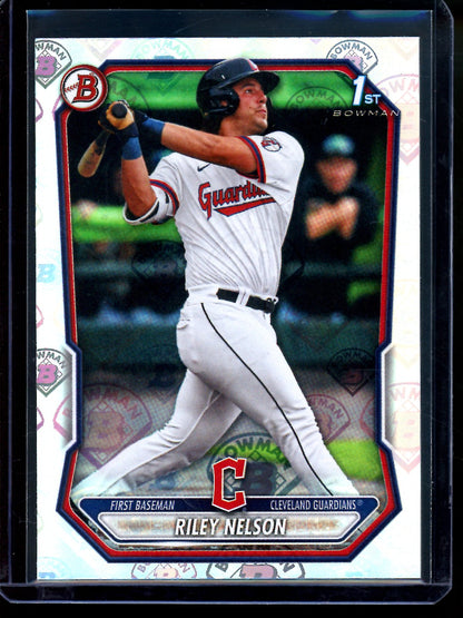 2026 Bowman Riley Nelson Bowman Refractor Foil 1st SP Guardians 