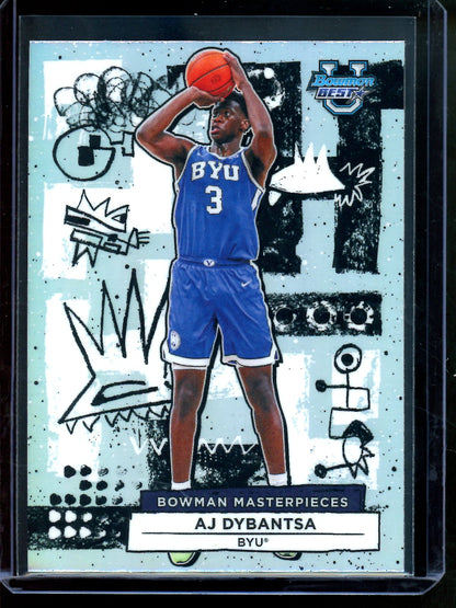 2026 Bowmans Best U AJ Dybantsa Masterpieces Refractor BYU