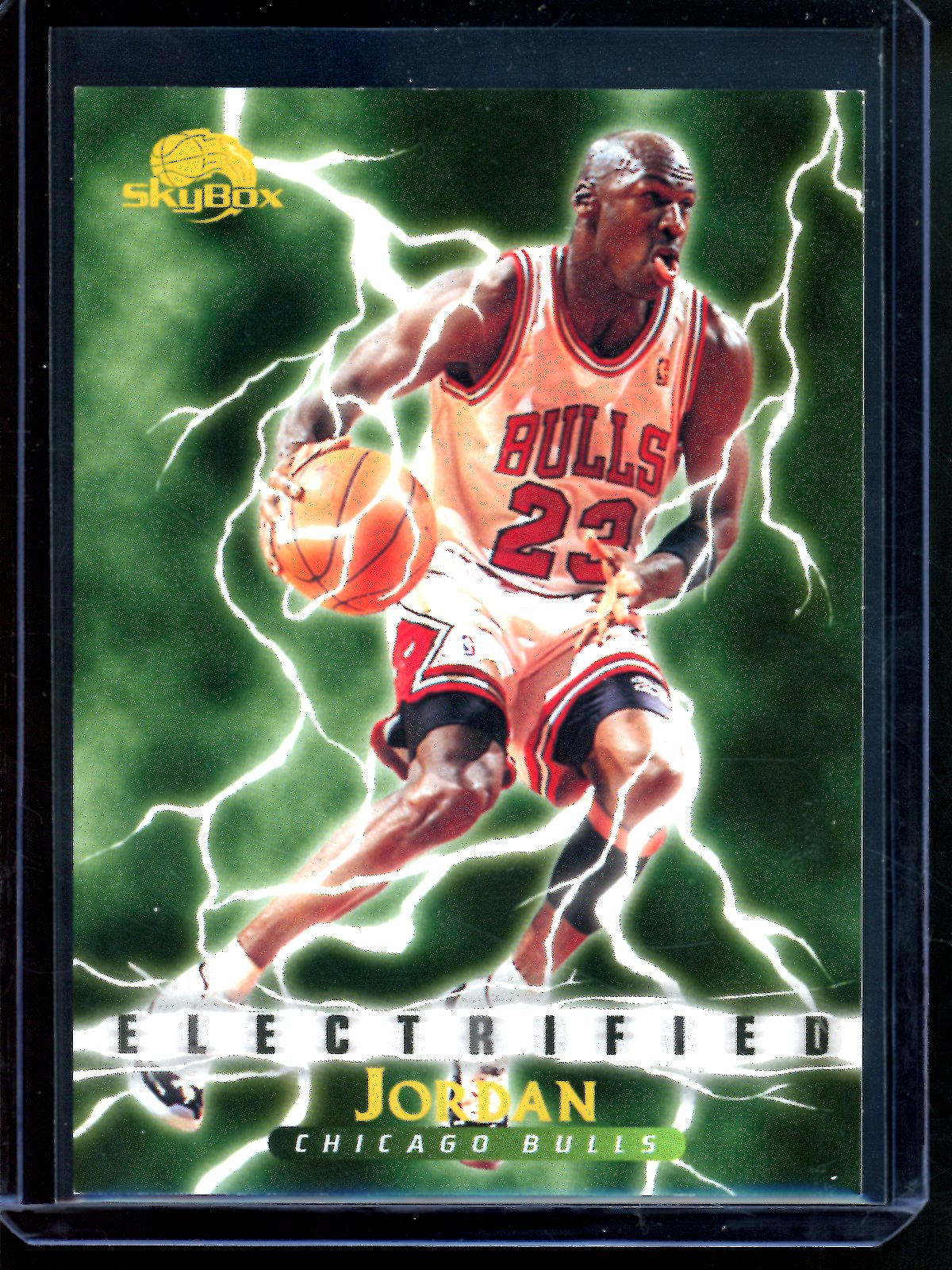 1996 Fleer Skybox Michael Jordan Electrified  Insert #278 Bulls