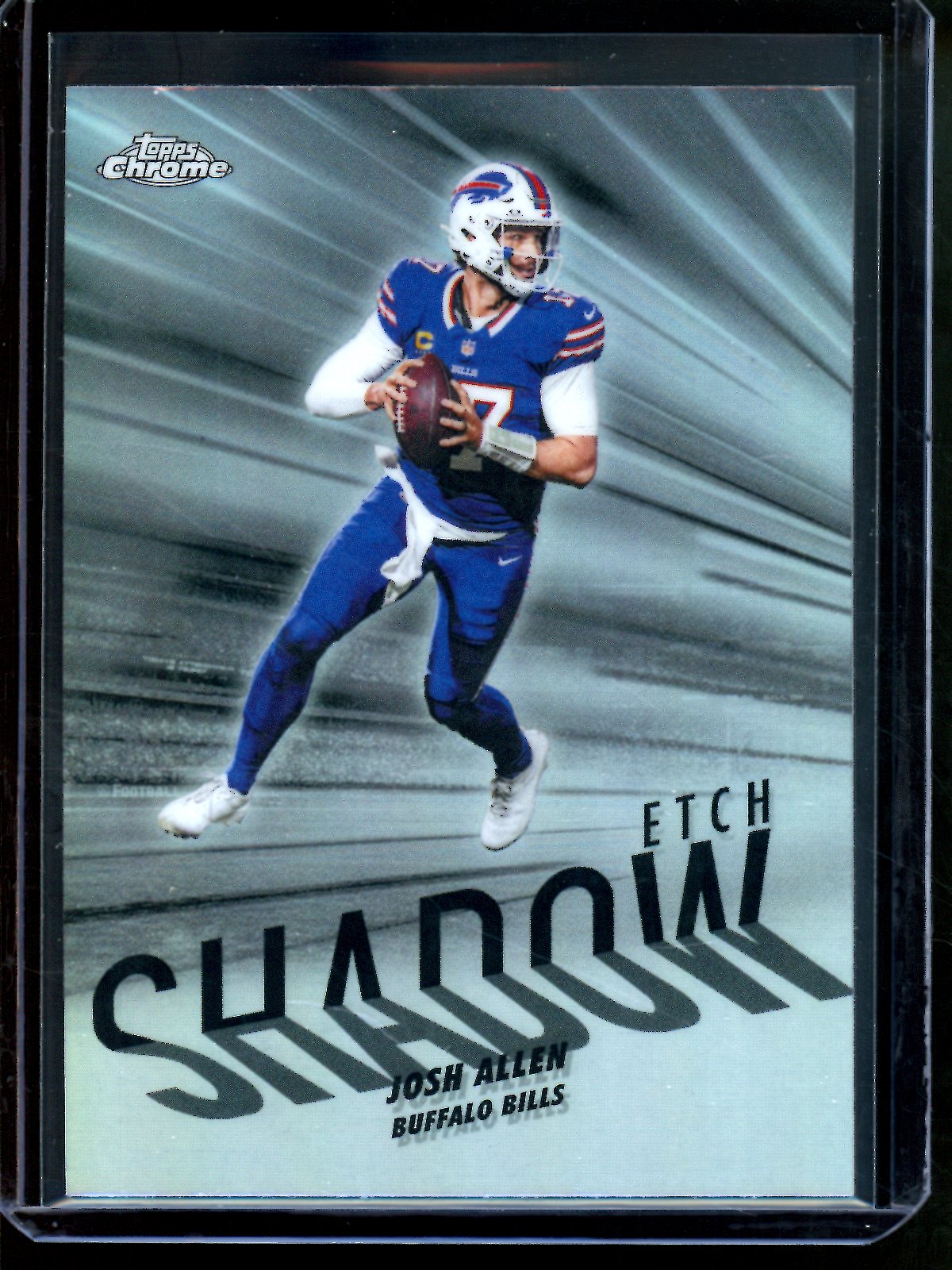 2025 Topps Chrome Josh Allen Shadow Etch Case Hit Bills