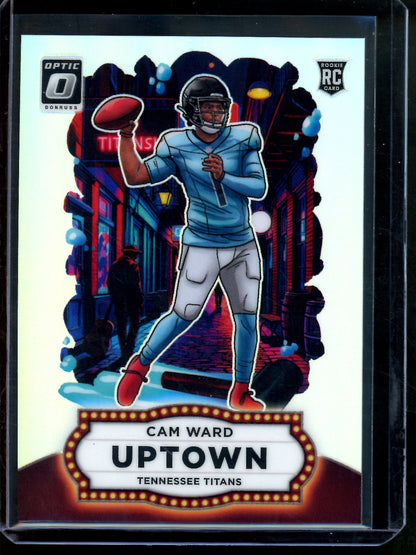 2025 Panini Optic Cam Ward Uptown Rookie Case Hit Titans