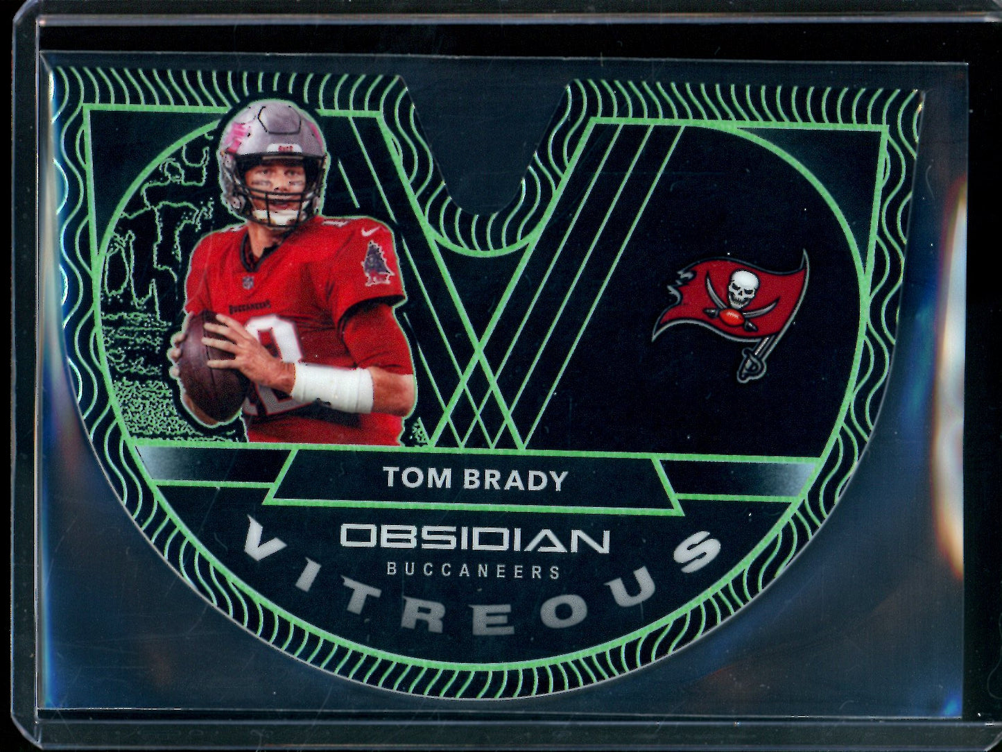  2020 Panini Obsidian Tom Brady Vitreous Die-Cut /15 Buccaneers 