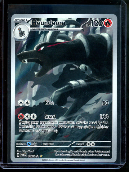 2024 Pokemon Shrouded Fable Houndoom 066/064