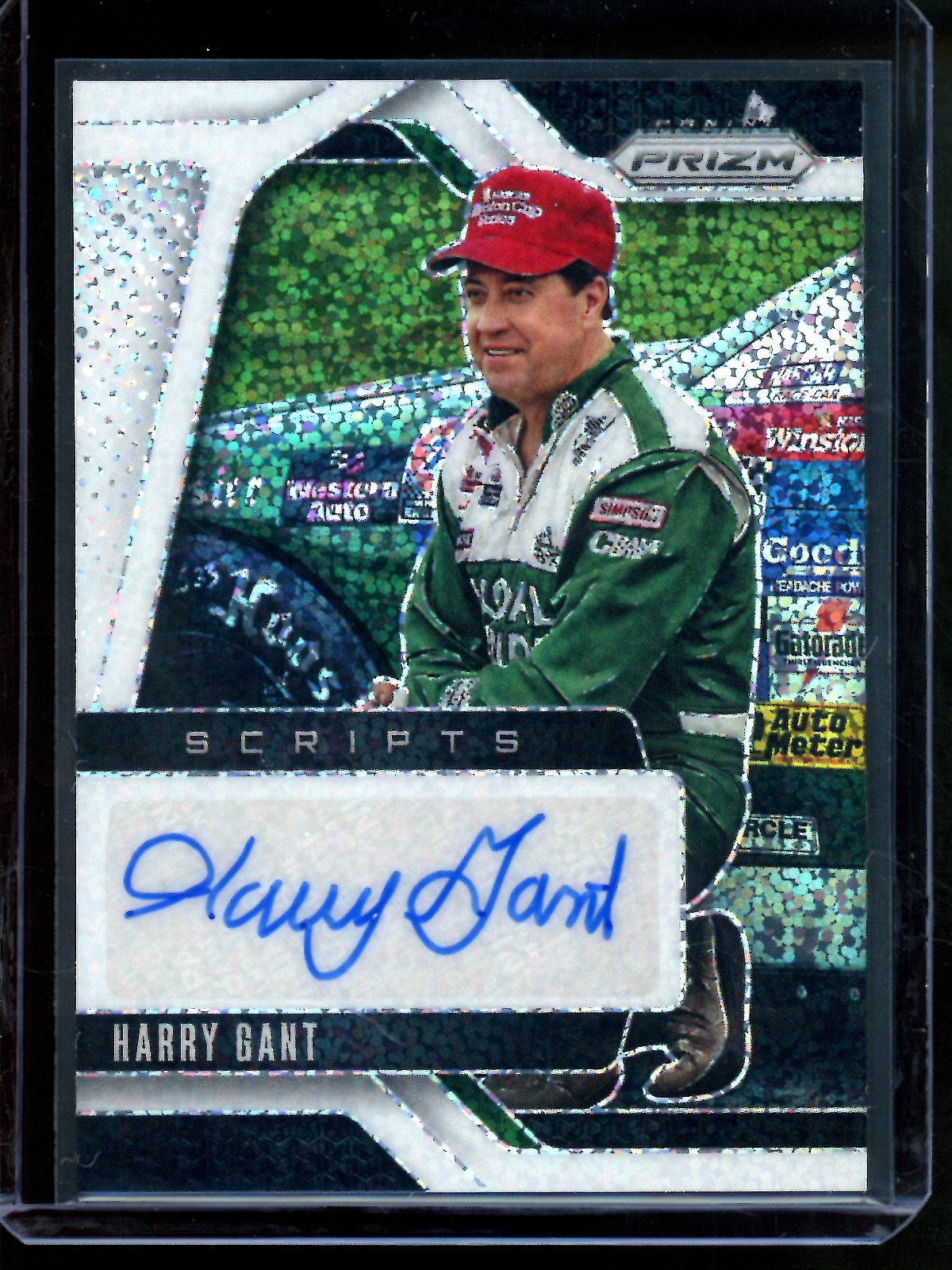 2025 Panini Prizm Harry Gant White Sparkle 1/1 Scipts Autograph