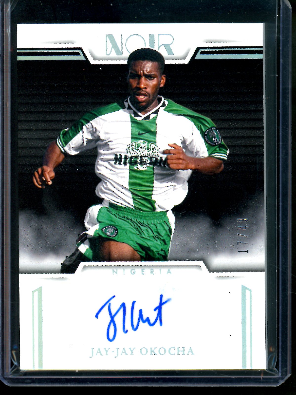 2025 Panini Noir Jay-Jay Okocha Autograph /49 Nigeria