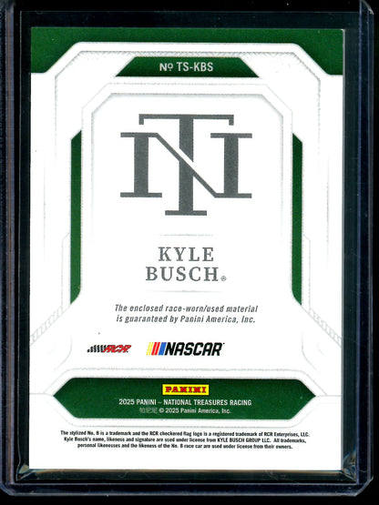 2025 Panini National Treasures Kyle Busch Treasured Swatches /75