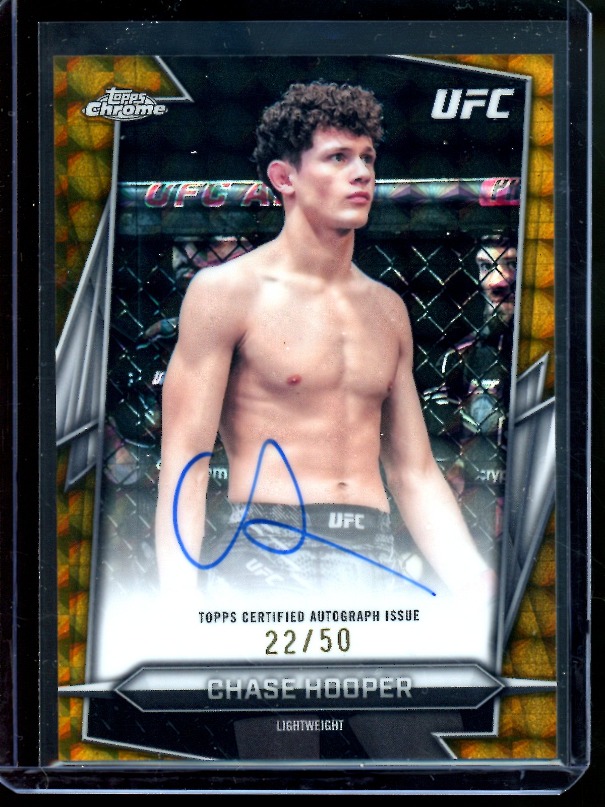 2026 Topps Chrome Chase Hooper Gold Geometric Autograph /50