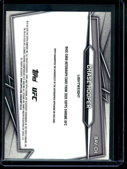 2026 Topps Chrome Chase Hooper Gold Geometric Autograph /50