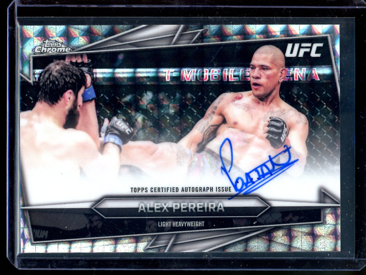 2026 Topps Chrome Alex Pereira Geometric Autograph
