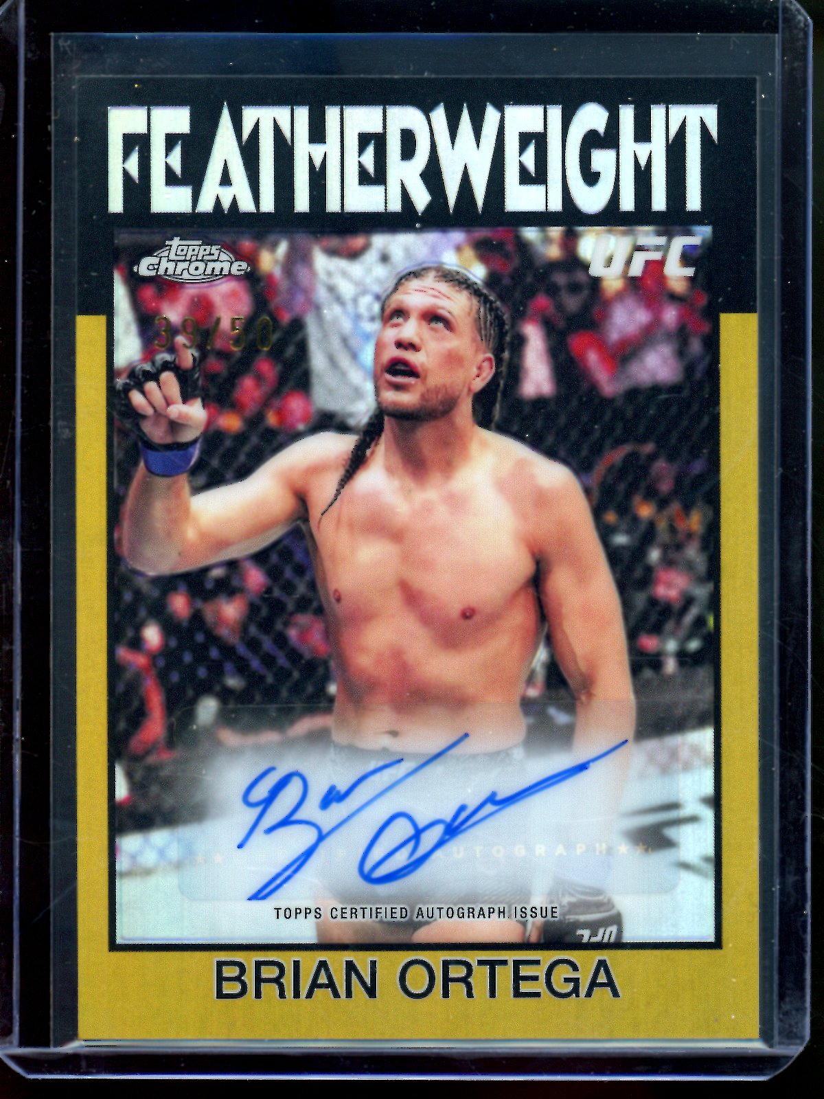 2026 Topps Chrome Brian Ortega Gold 1986 Autograph /50