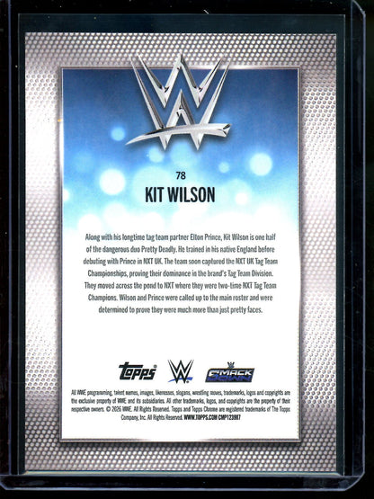 2026 Topps Sapphire Kit Wilson Black Sapphire Refractor /10
