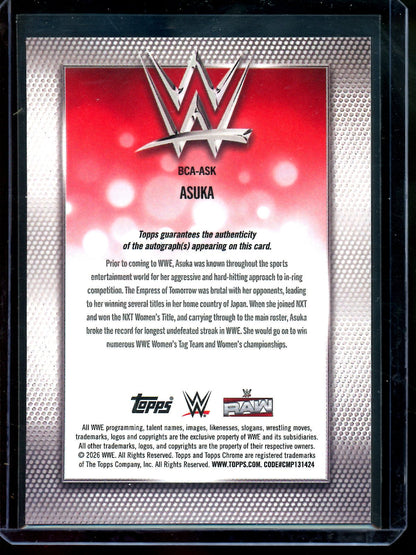 2026 Topps Sapphire Asuka Red Sapphire Refractor /5