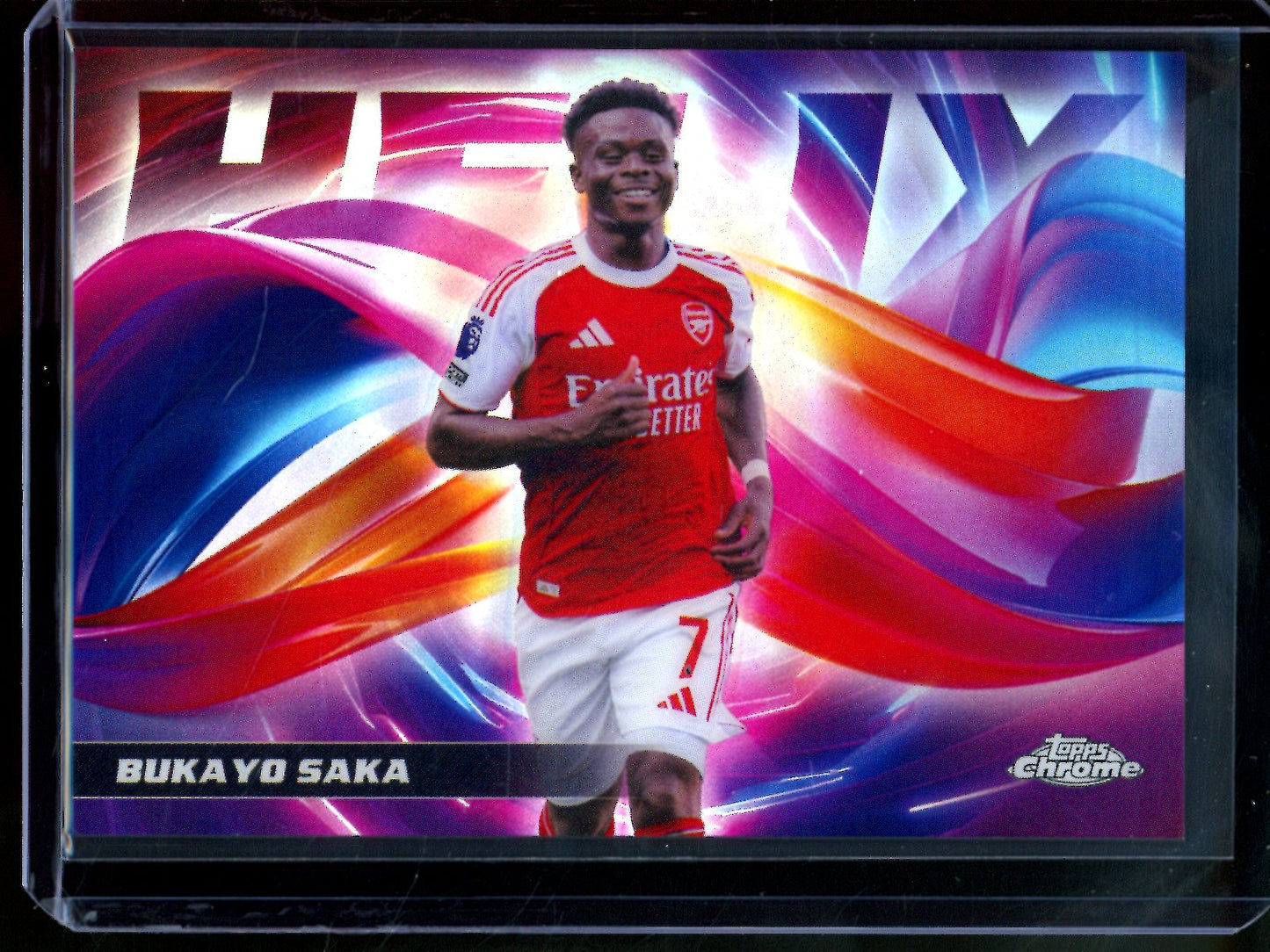 2026 Topps Chrome Bukayo Saka Helix Case Hit Arsenal