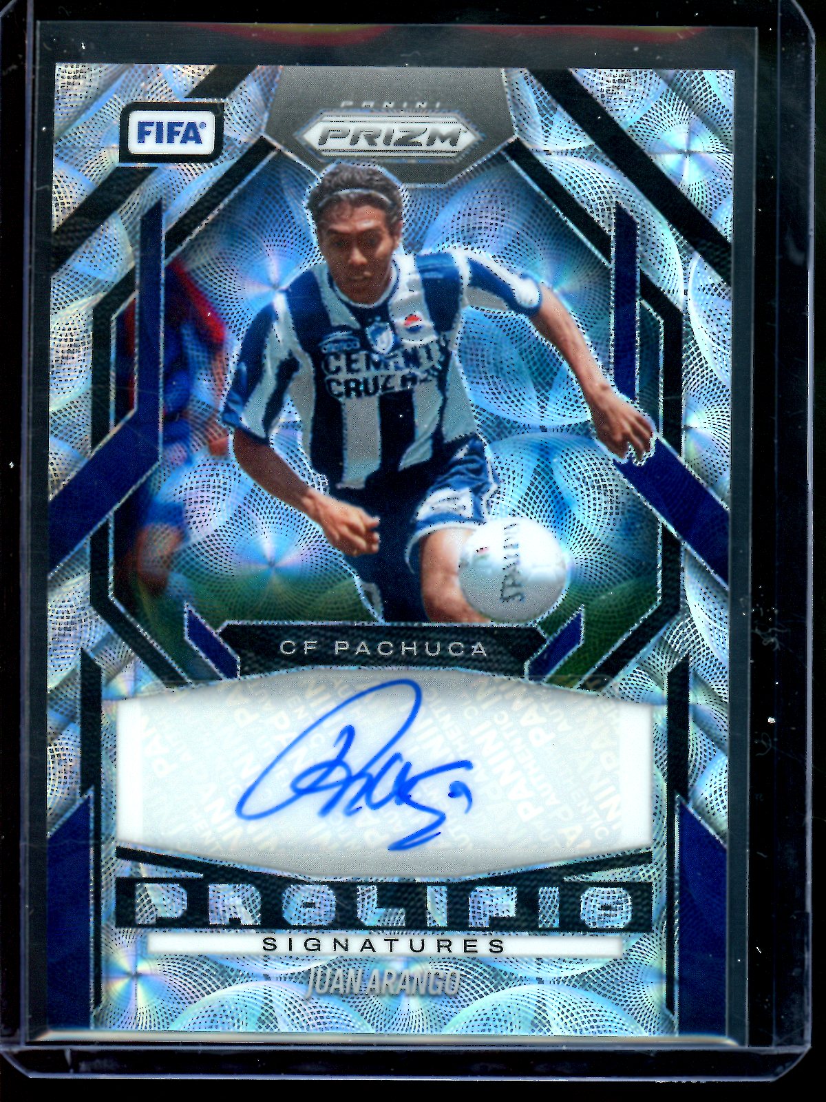 2025 Panini Prizm Juan Arango Prolific Signatures Scope Pachuca