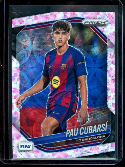 2025 Panini Prizm Pau Cubarsi Cherry Blossom /28 Barcelona